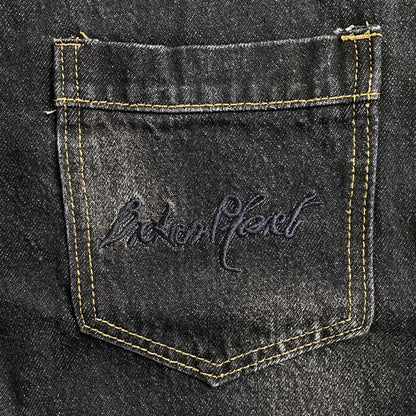 [New] Broken Planet Denim Black Jacket