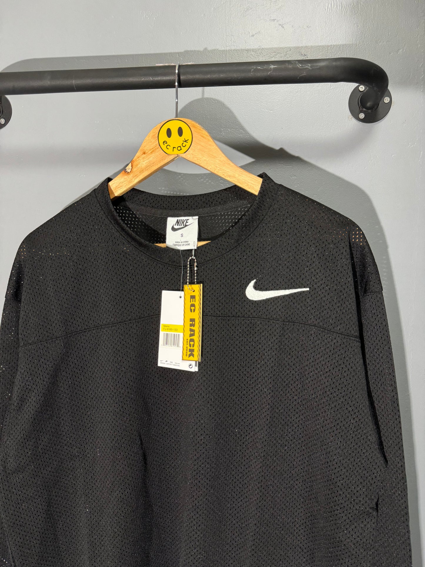 [New] Nike x Stussy Mesh Jersey Longsleeve (Black)