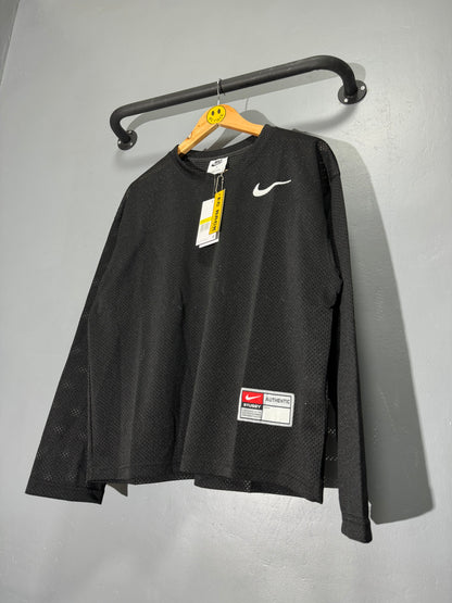 [New] Nike x Stussy Mesh Jersey Longsleeve (Black)