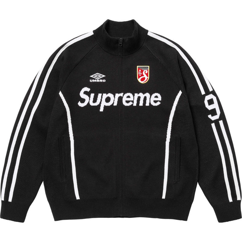 [New] Supreme x Umbro Knit Zip Up Sweater
