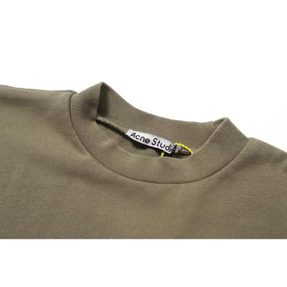 [New] Acne Studios Franziska oversized logo-print distressed Sweatshirt