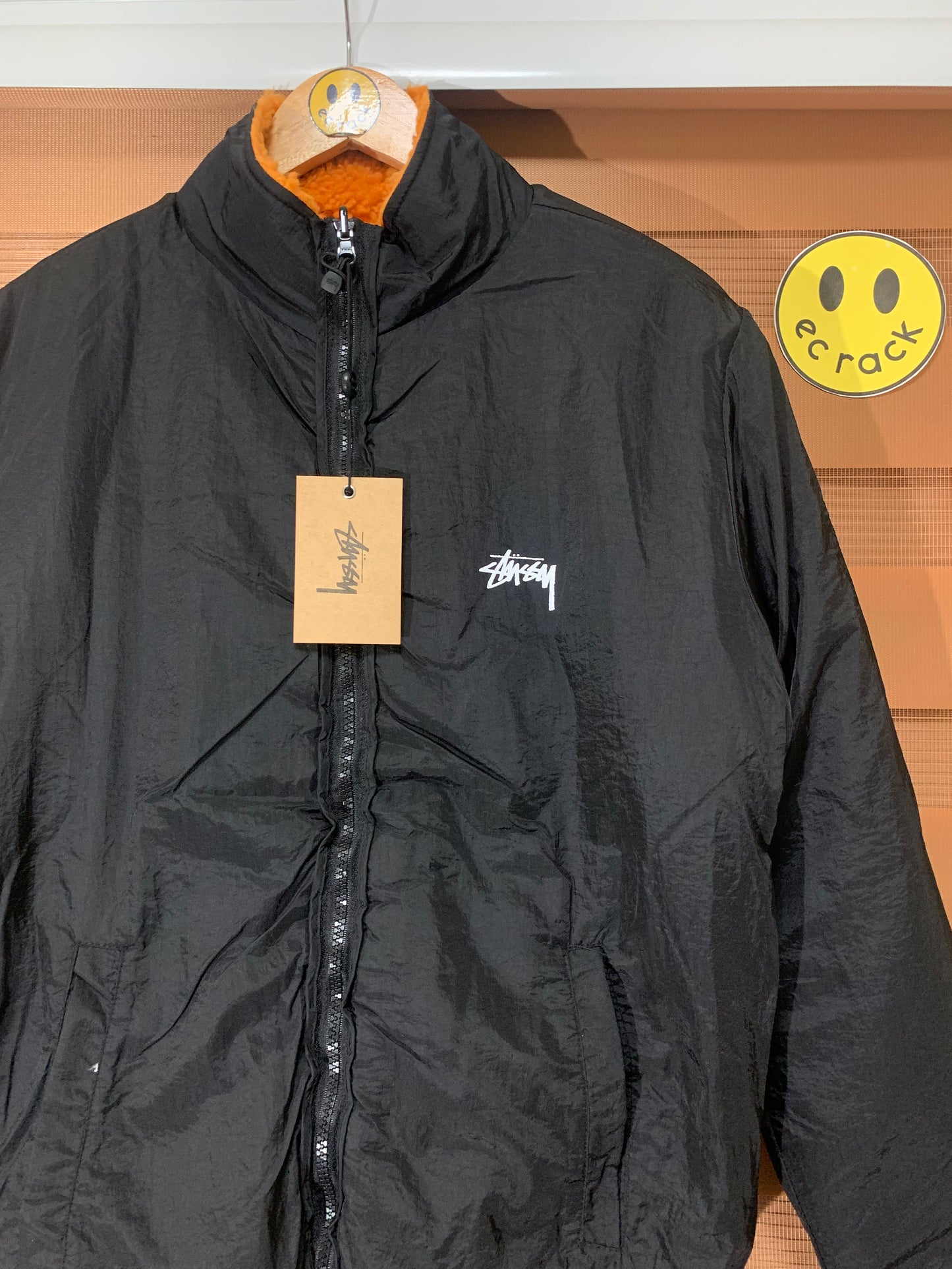 Stus/sy 8 Ball Fleece  Reversible Jacket