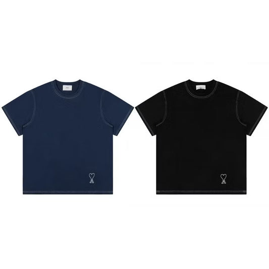 [New] Ami Paris Topstitched Tee