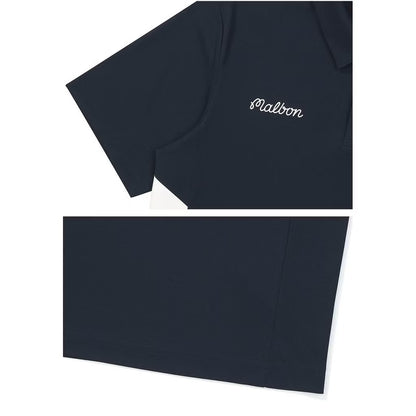 [New] Malbon Golf Flag Polo Shirt