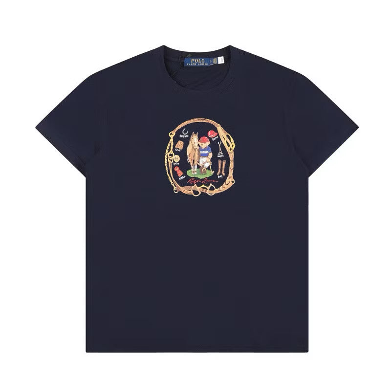 [New] Ralph Lauren Polo Bear Horse Graphic Tee