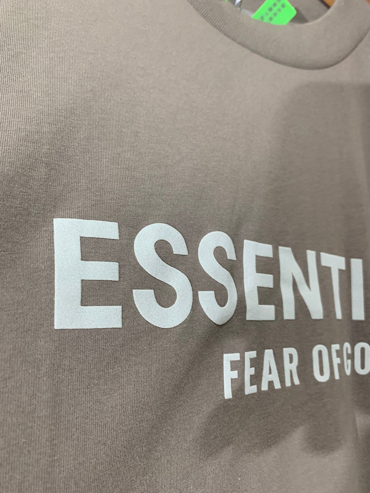 Essentials Fear of God Logo Tee