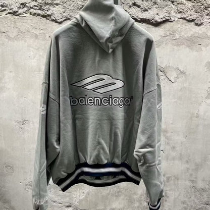 [New] Balenciaga Football Polo Jersey Hoodie