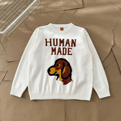 [New] Human Made ‘Dog’ Knitted Sweater
