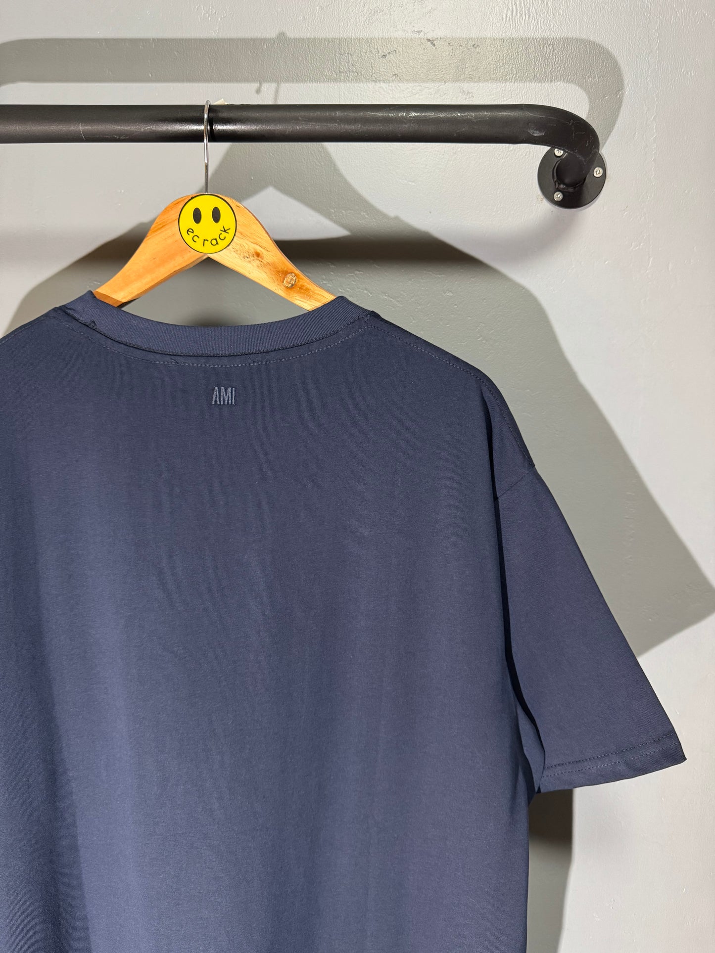 [New] Ami Paris Small Logo Tee (Navy)