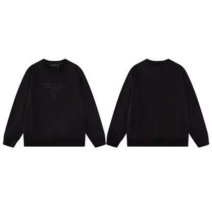 [New] Prada Embroidered Logo Sweatshirt