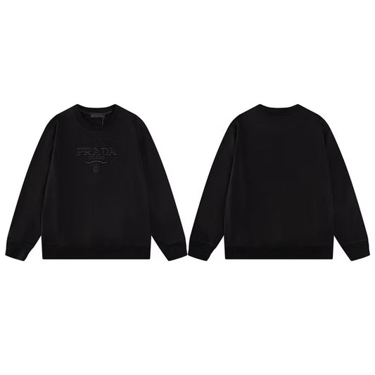 [New] Prada Embroidered Logo Sweatshirt