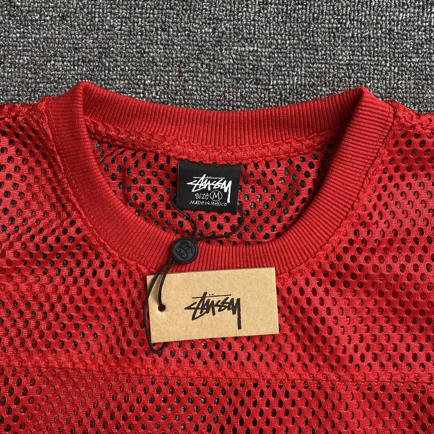 [New] Stussy Sport Mesh Jersey Tee