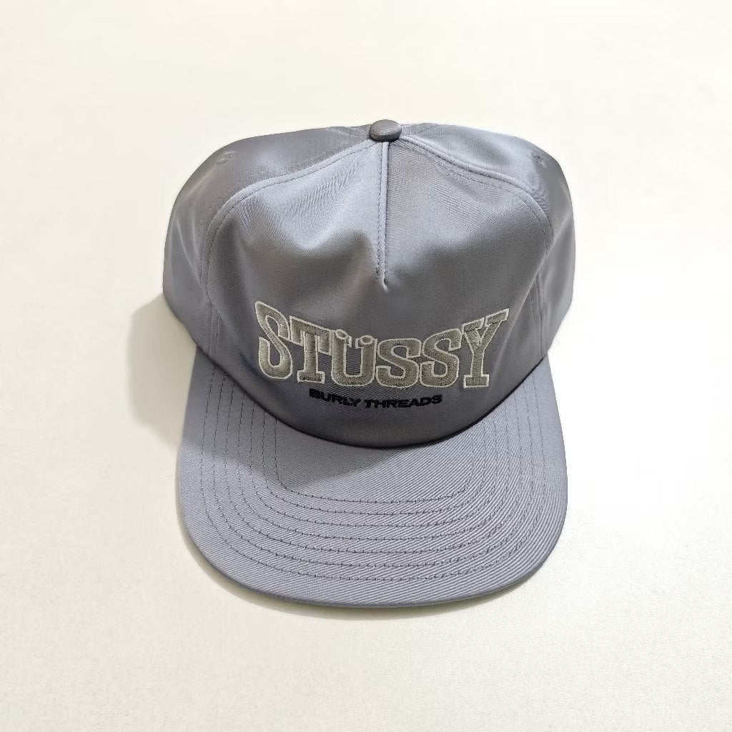 [New] Stussy Burly Threads Snapback Cap