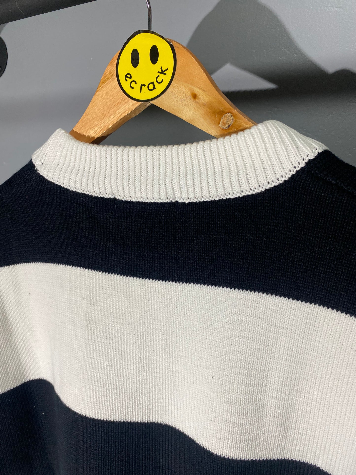 Ami Paris Knitted Stripe Sweatshirt