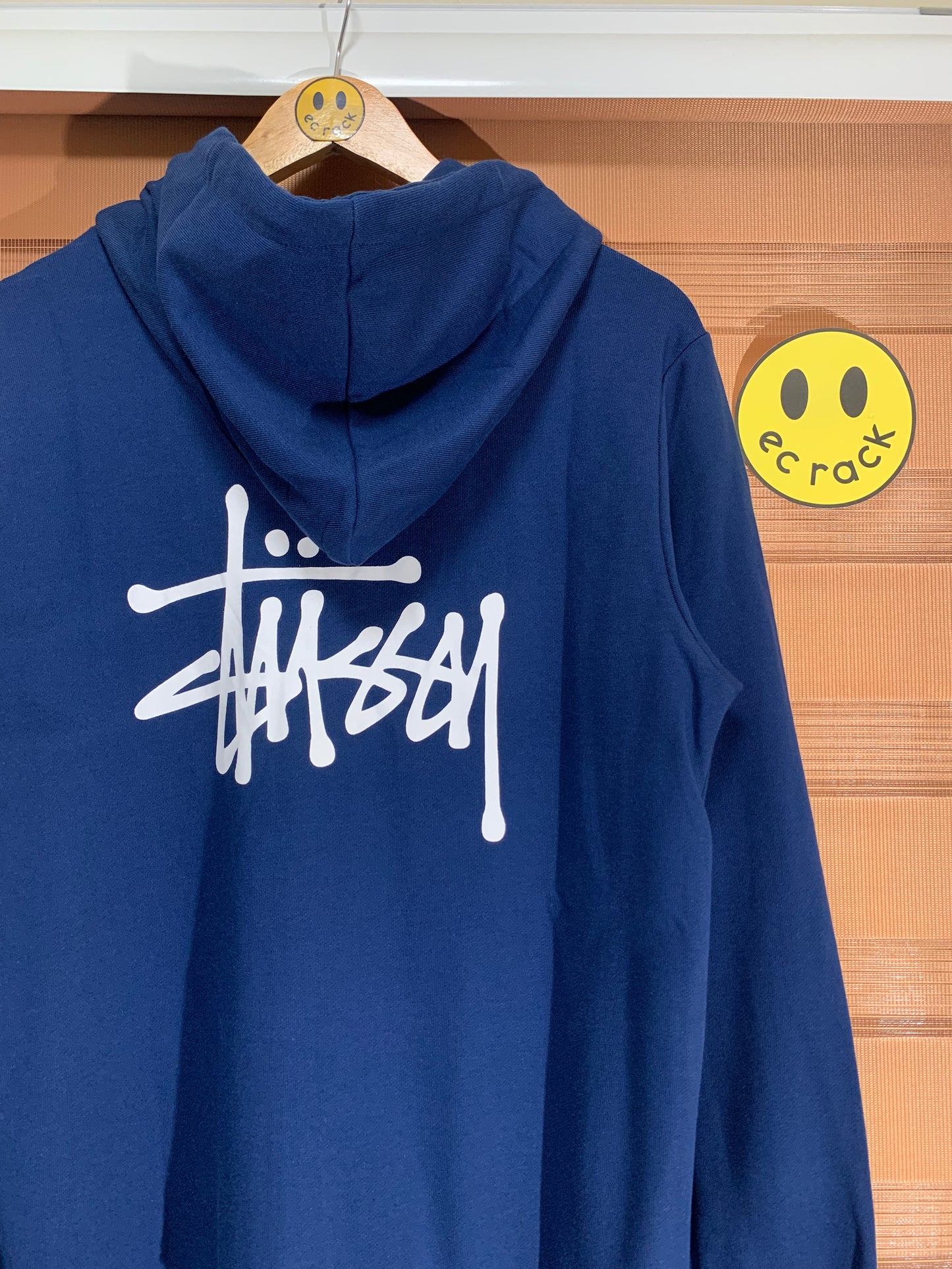 Stus/sy Zip Hoodie (Navy)