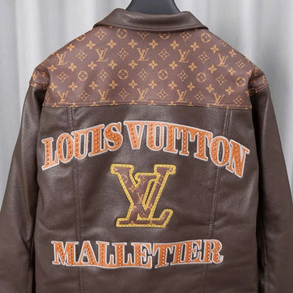 [New] Louis Vuitton Monogram Leather Jacket