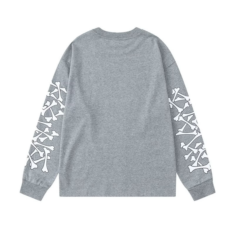 [New] Amiri Hollywood Bones Graphic Longsleeve Tee