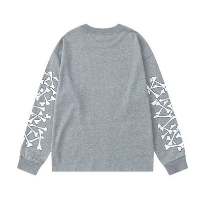 [New] Amiri Hollywood Bones Graphic Longsleeve Tee