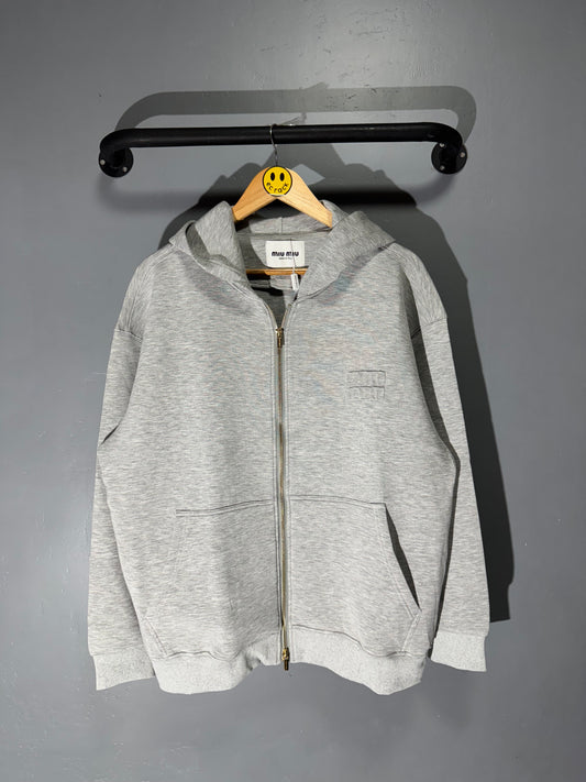 [New] MiuMiu Zip Up Hoodie