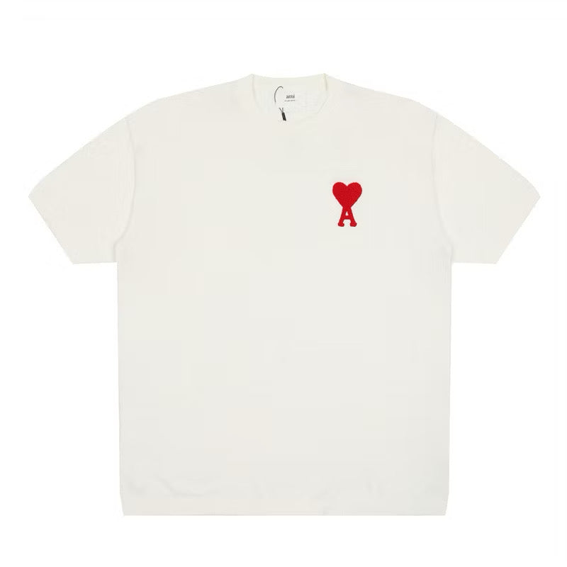 [New] Ami Heart Logo Knitted Tee