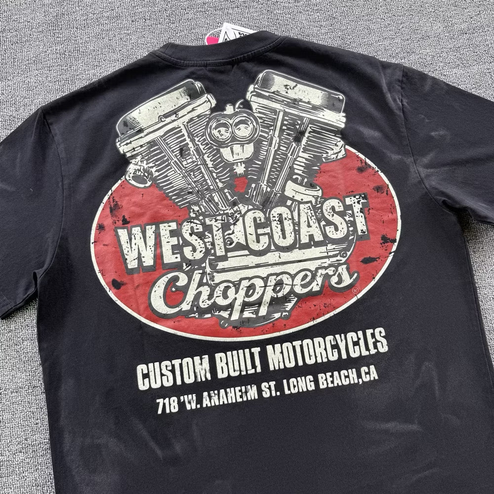 [New] West Coast Choppers "Fabrication" Vintage Tee