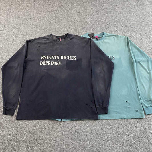 [New] Enfants Riches Deprimes Vintage Distressed Longsleeve Tee