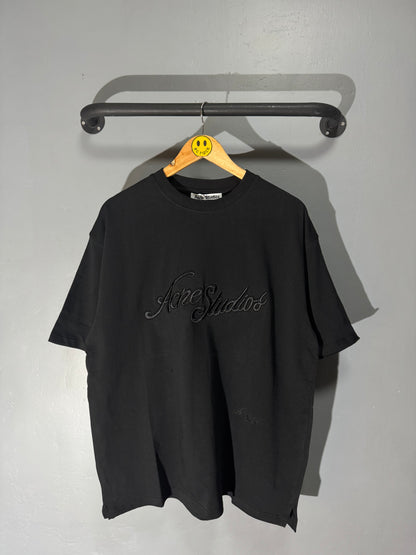 [New] Acne Studios Embroidered Logo Tee