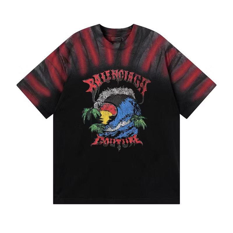 [New] Balenciaga Beach Graphic Tshirt