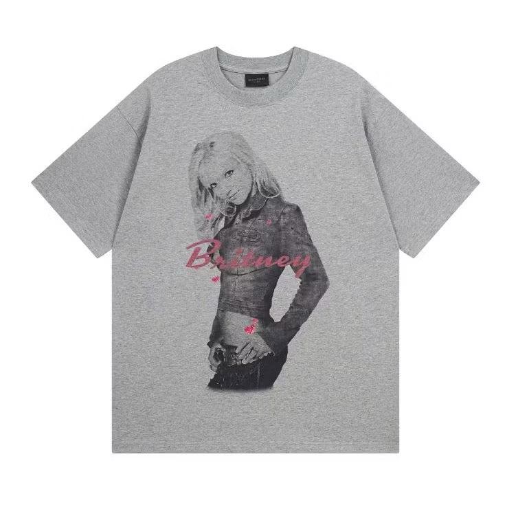 [New] Balenciaga x Britney Oversized Tee