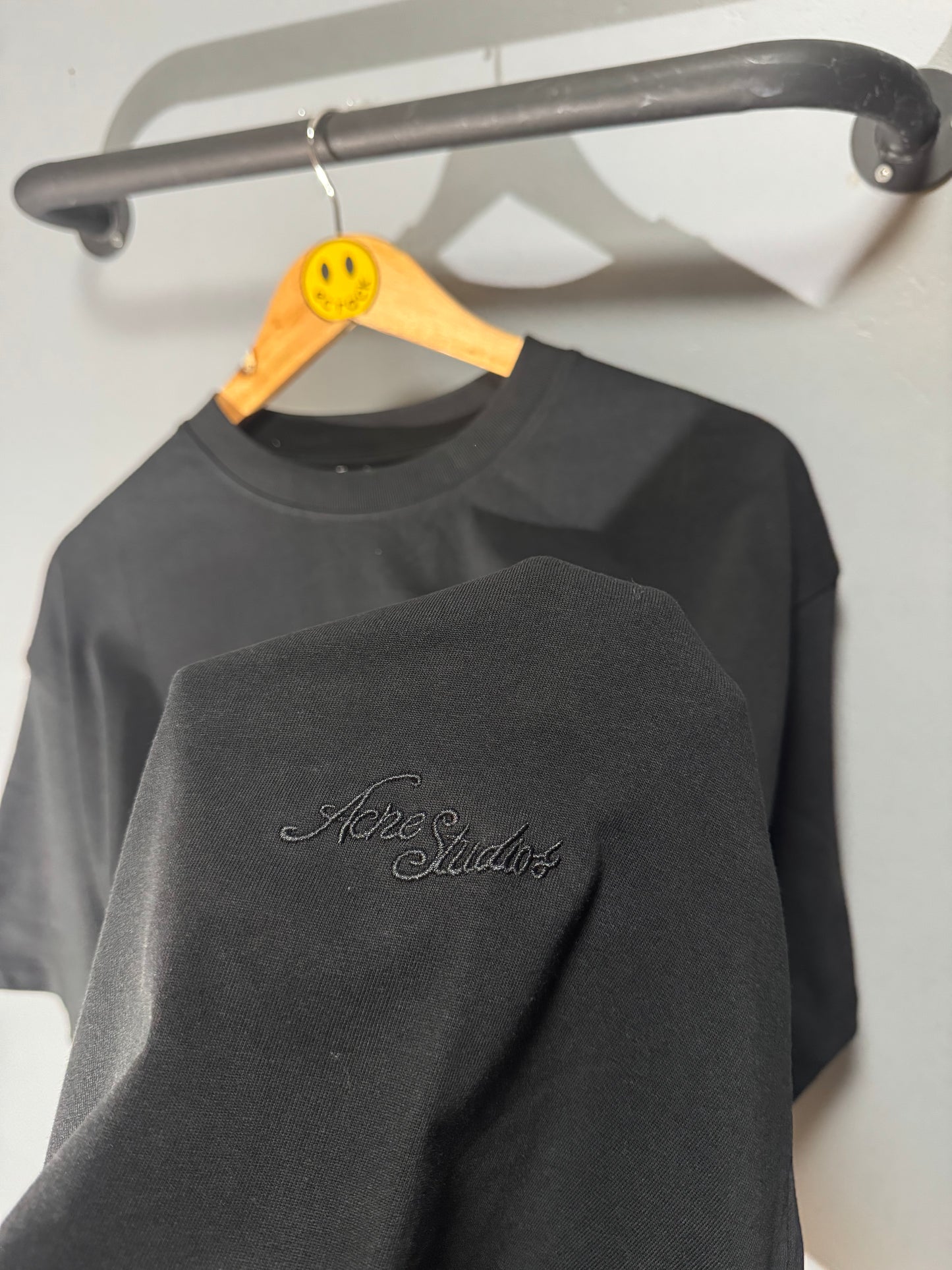 [New] Acne Studios Embroidered Logo Tee