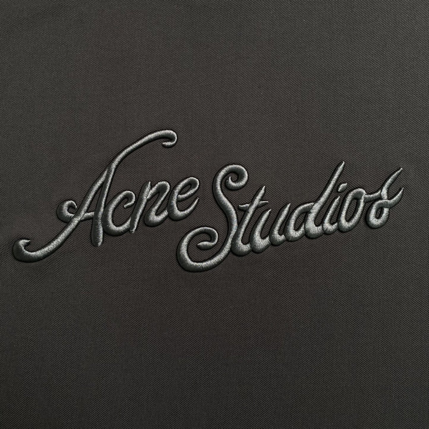 [New] Acne Studios Cursive Embroidered Logo Tee