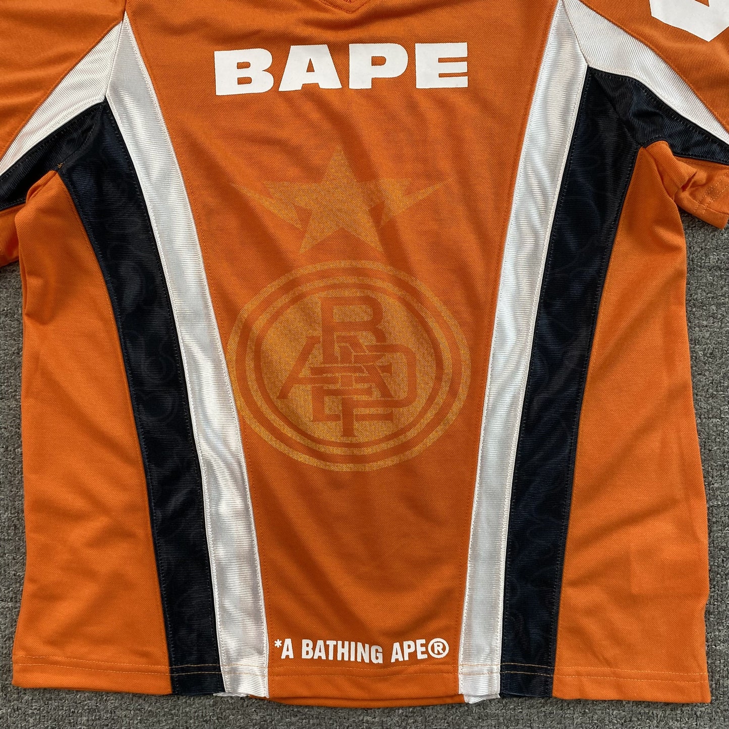 [New] Bape Football Jersey Tee