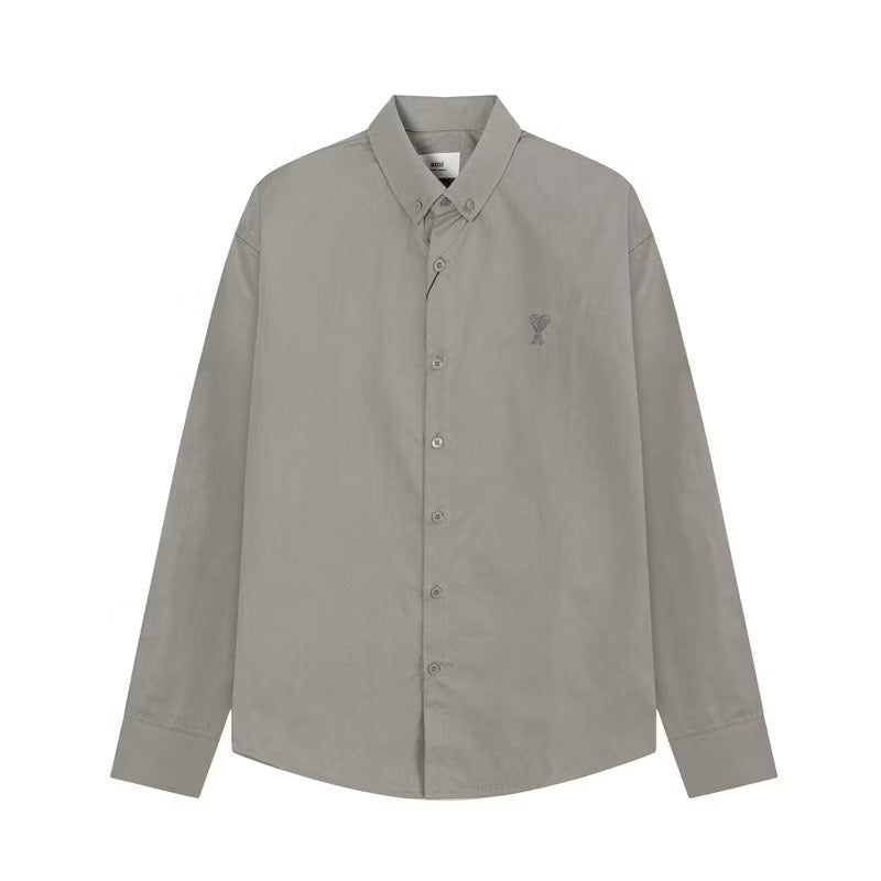 [New] A m i Paris Mini Logo Polo Longsleeve