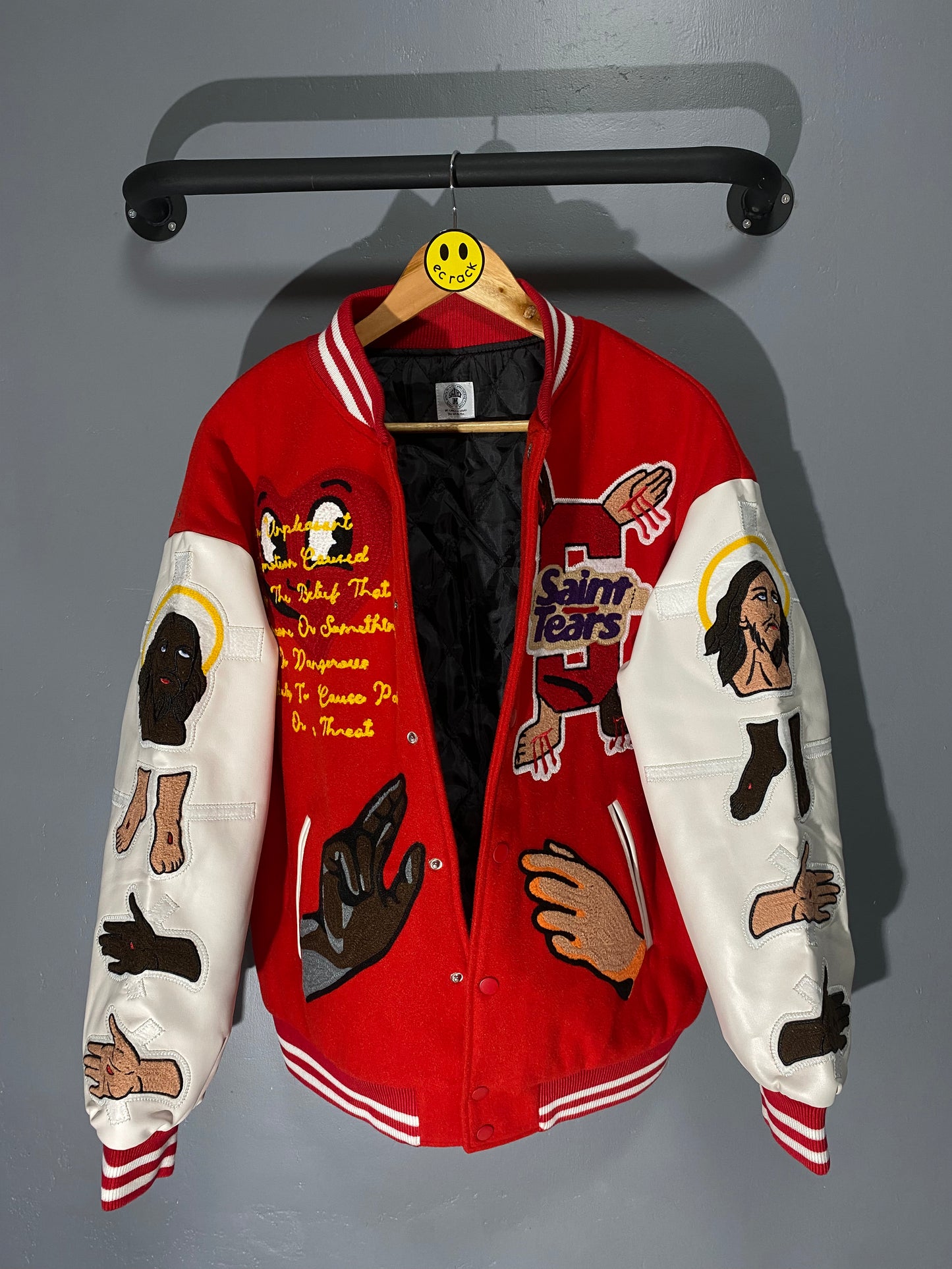 Saint Michael 'Tears' Varsity Jacket