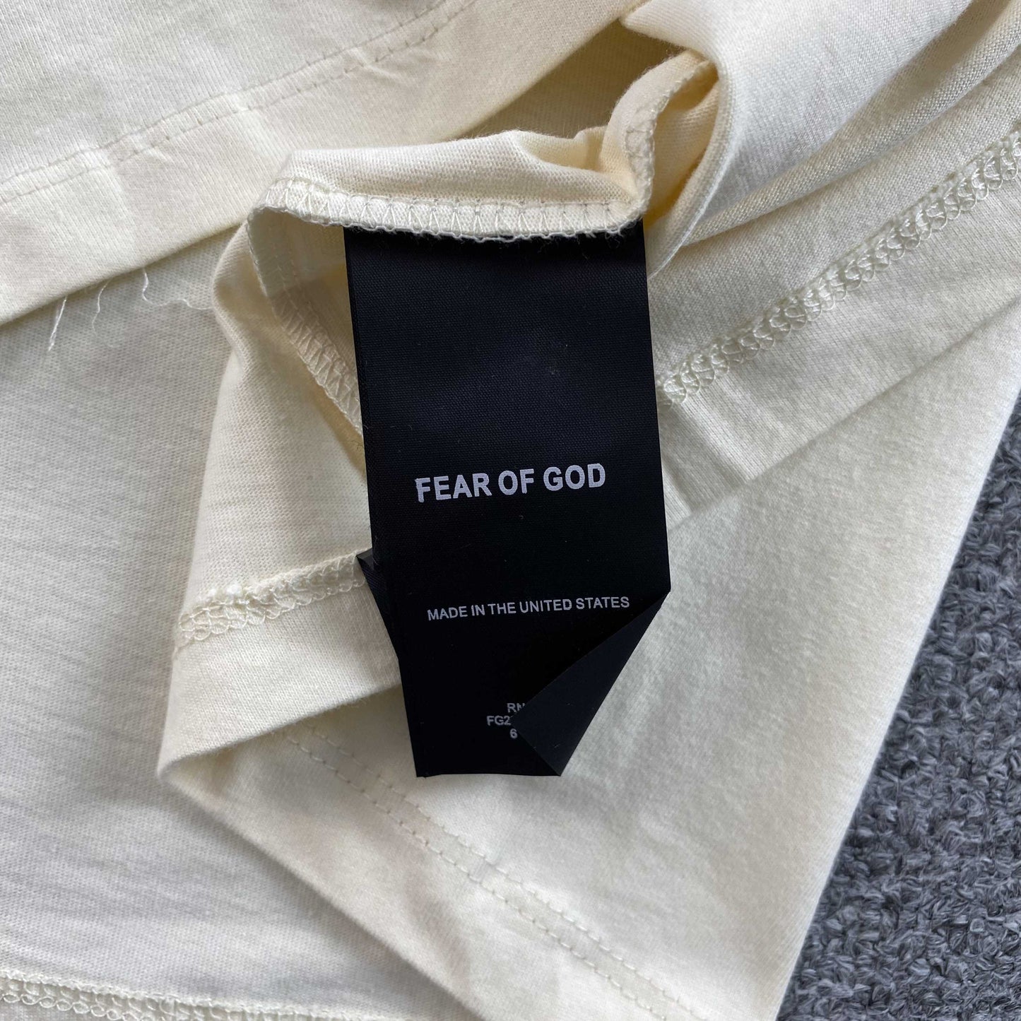 [New] Fear of God Athletics Tee (Cream)