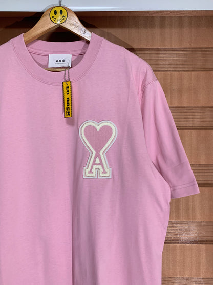 Ami Heart Logo Tee (Pink)