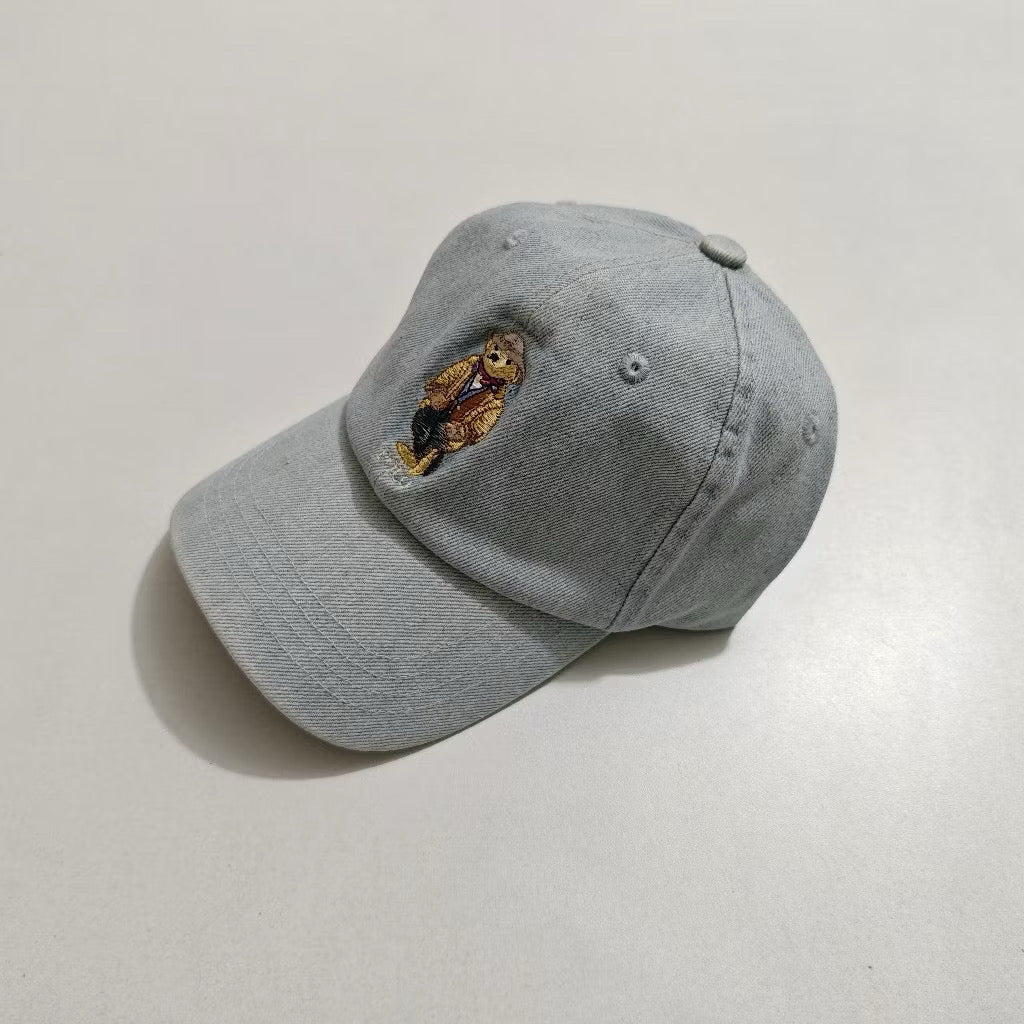 [New] Polo Ralph Lauren Bear Denim Cap