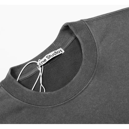 [New] Acne Studios Blurred Logo Acid Gray Sweatshirt