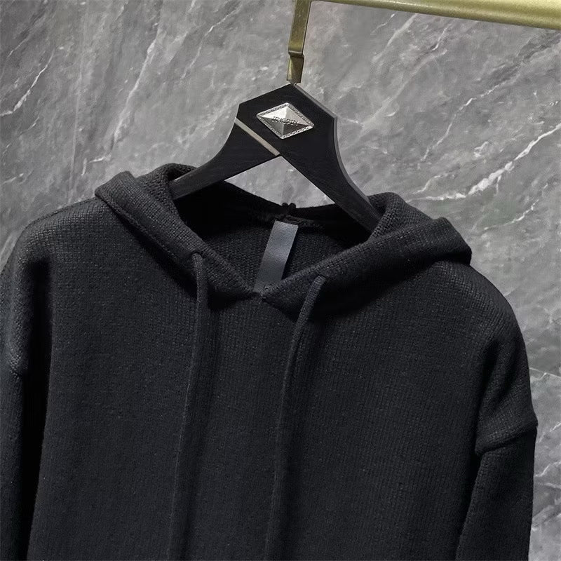 [New] Chrome Hearts Side Logo Knitted Hoodie