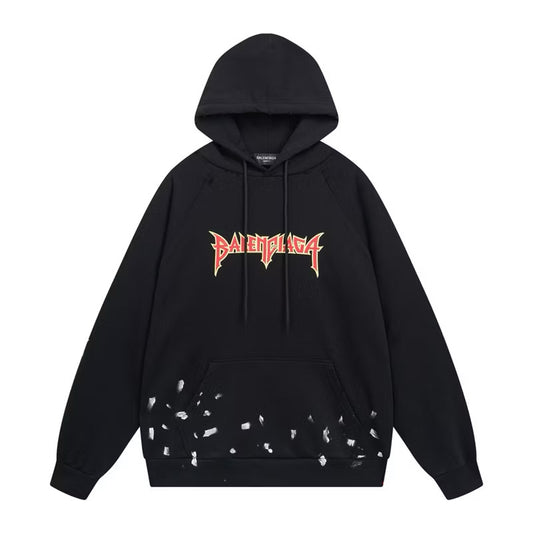 [New] Balenciaga Distressed Hoodie