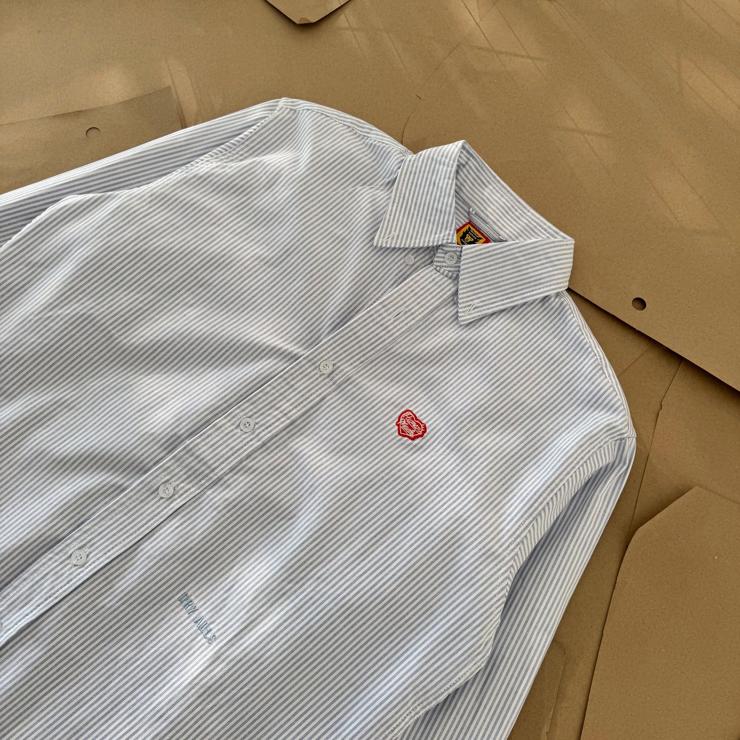[New] Human Made Pinstripe Buttondown Polo Longsleeve
