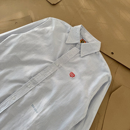 [New] Human Made Pinstripe Buttondown Polo Longsleeve