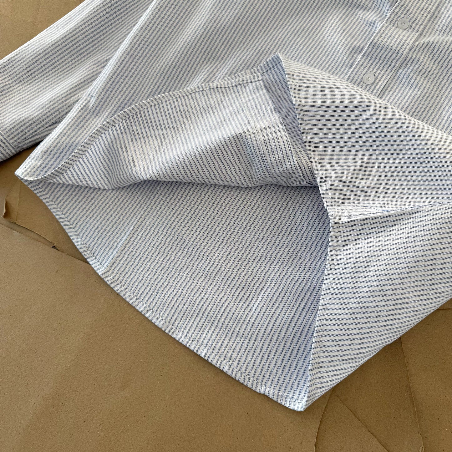 [New] Human Made Pinstripe Buttondown Polo Longsleeve