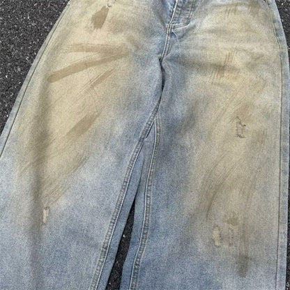 [New] Acne Studios Dirty Wash Wide Jeans