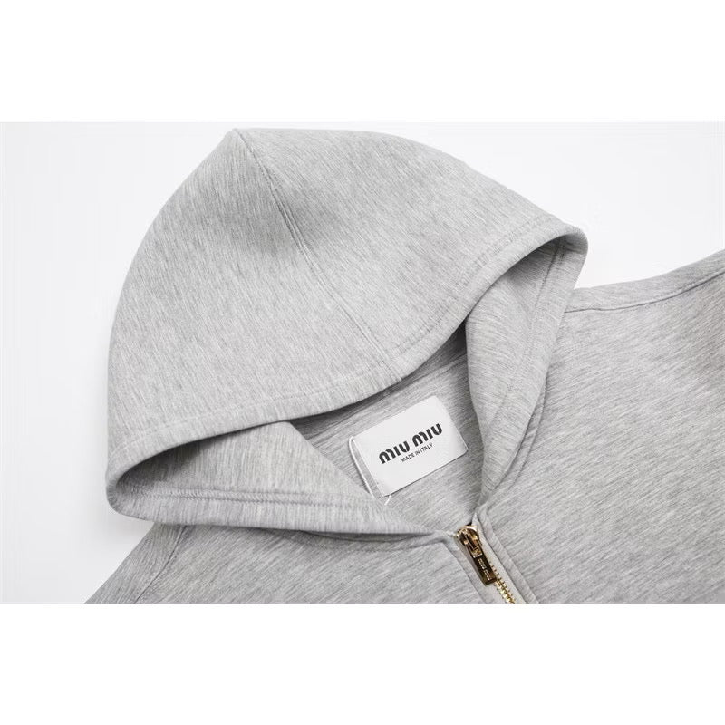 MiuMiu Zip Up Hoodie