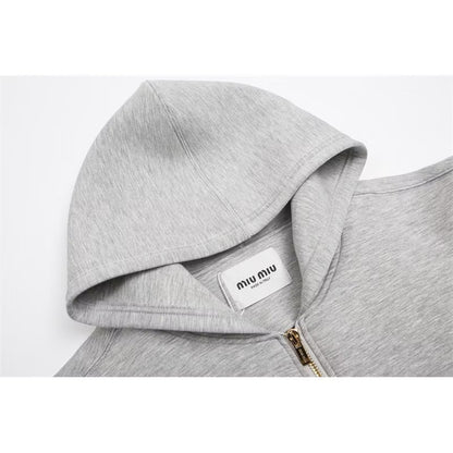 MiuMiu Zip Up Hoodie
