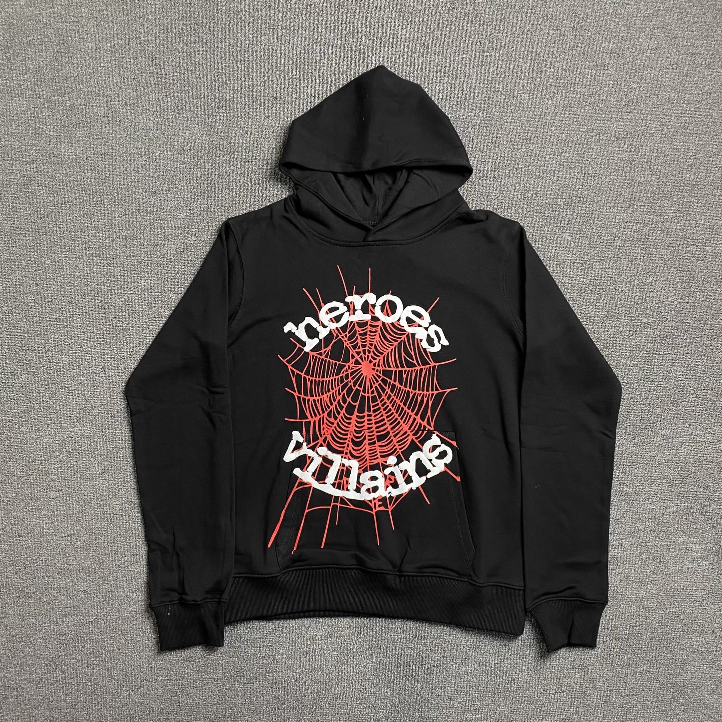 [New] Spider 555 'Heroes Villains' Hoodie