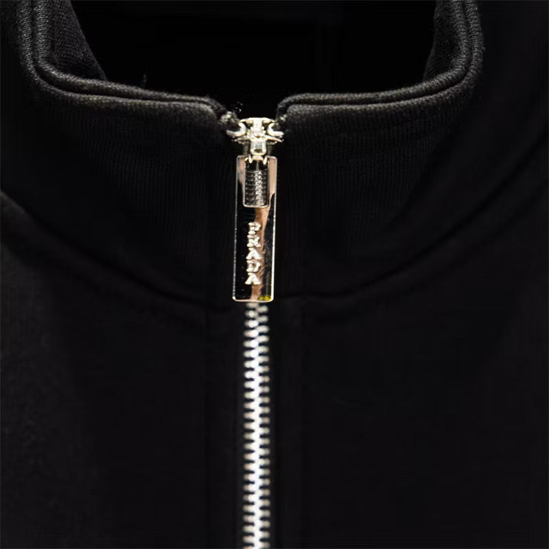[New] Prada Quarter Zip Sweatshirt