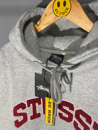 [New] Stussy Logo Hoodie (Gray)