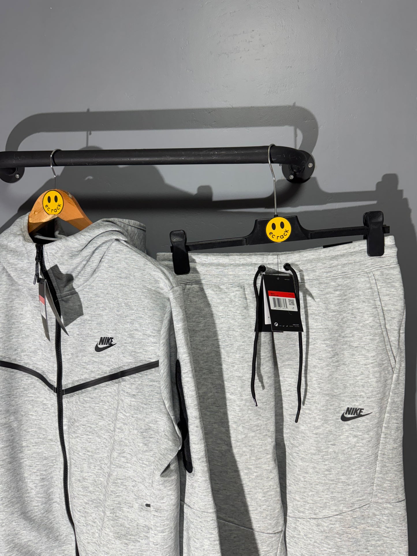 [New] Nike Tech Fleece Suit (Gray)